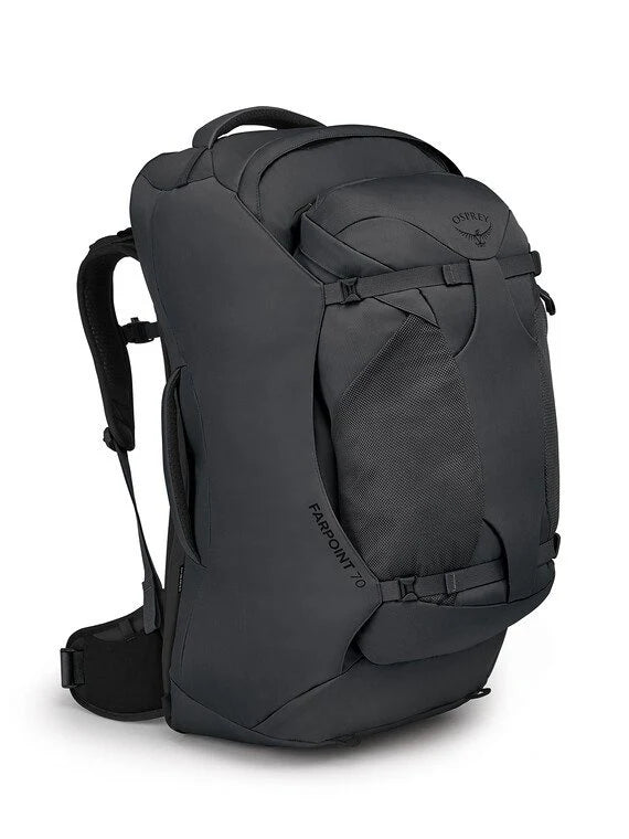 OSPREY FARPOINT 70L TRAVEL PACK TUNNEL VISION GREY MEN'S
