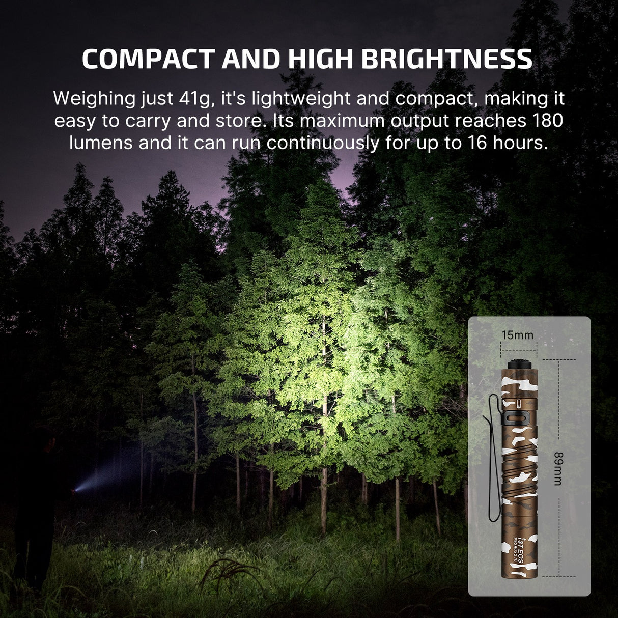 OLIGHT I3T EOS 180 LUMEN TORCH