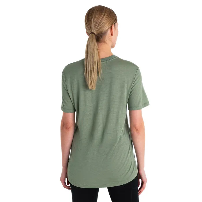 ICEBREAKER WOMEN'S MERINO 150 TECH LITE III TEE LICHEN