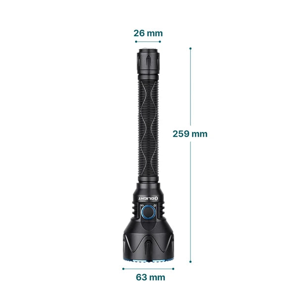 OLIGHT JAVELOT 2 PRO DUAL-BUTTON LONG DISTANCE TACTICAL TORCH BLACK
