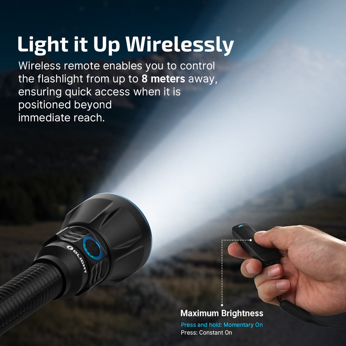 OLIGHT JAVELOT TURBO 2 LONG RANGE HUNTING TORCH