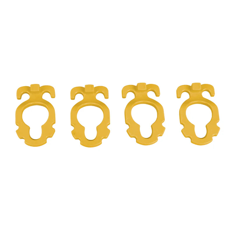 OZTRAIL SCREW- IN ALUMINIUM PEG CLIPS LARGE PACK OF 4