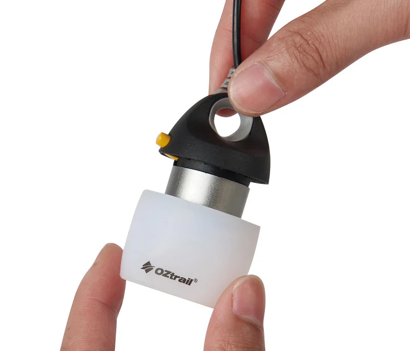 OZTRAIL LUMOS CHAINABLE USB TENT LIGHTS 4 PACK