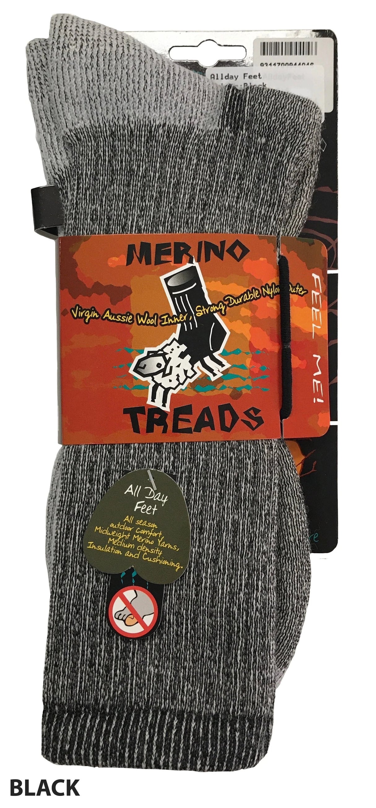 MERINO TREADS SOCKS ALLDAY FEET