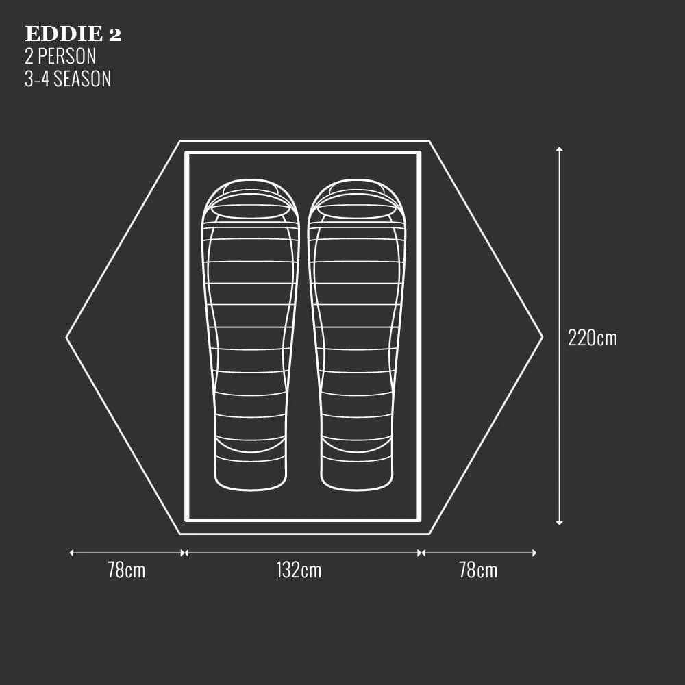 MONT EDDIE 2 TENT STORM BLUE