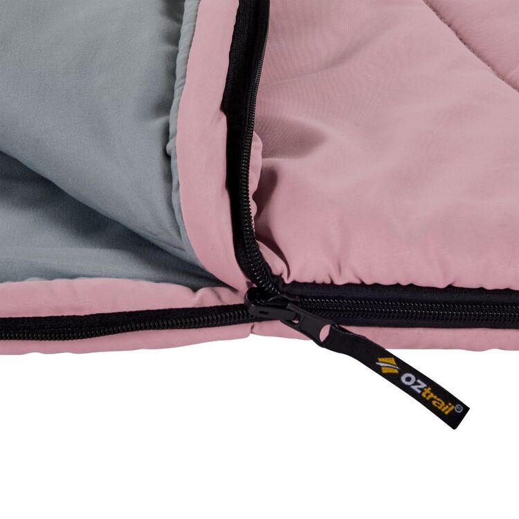 OZTRAIL JUNIOR KINGSFORD SLEEPING BAG 0C BLUSH