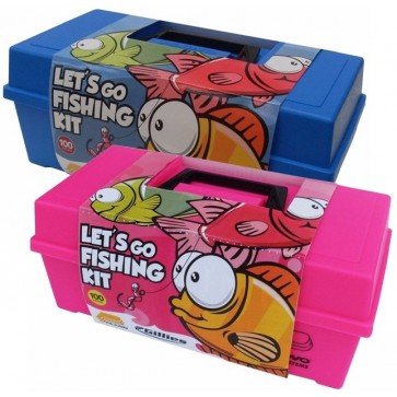 PLANO TACKLE BOX 100PC KIDS TACKLE KIT