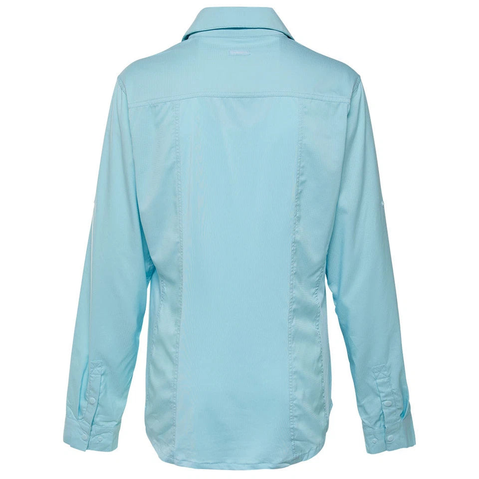 SHIMANO LADIES VENTED SHIRT AQUA