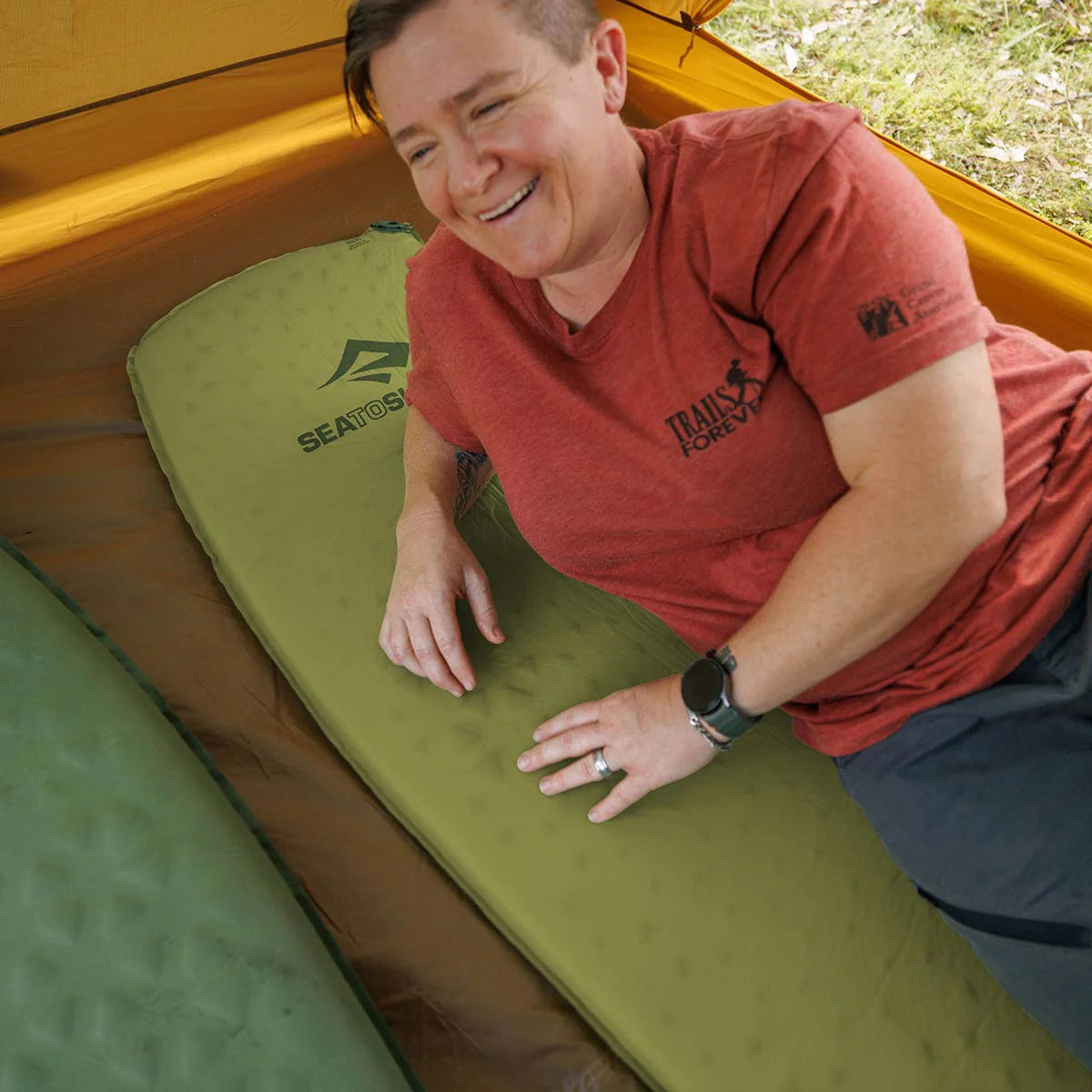 SEA TO SUMMIT CAMP SELF - INFLATING MAT REGULAR