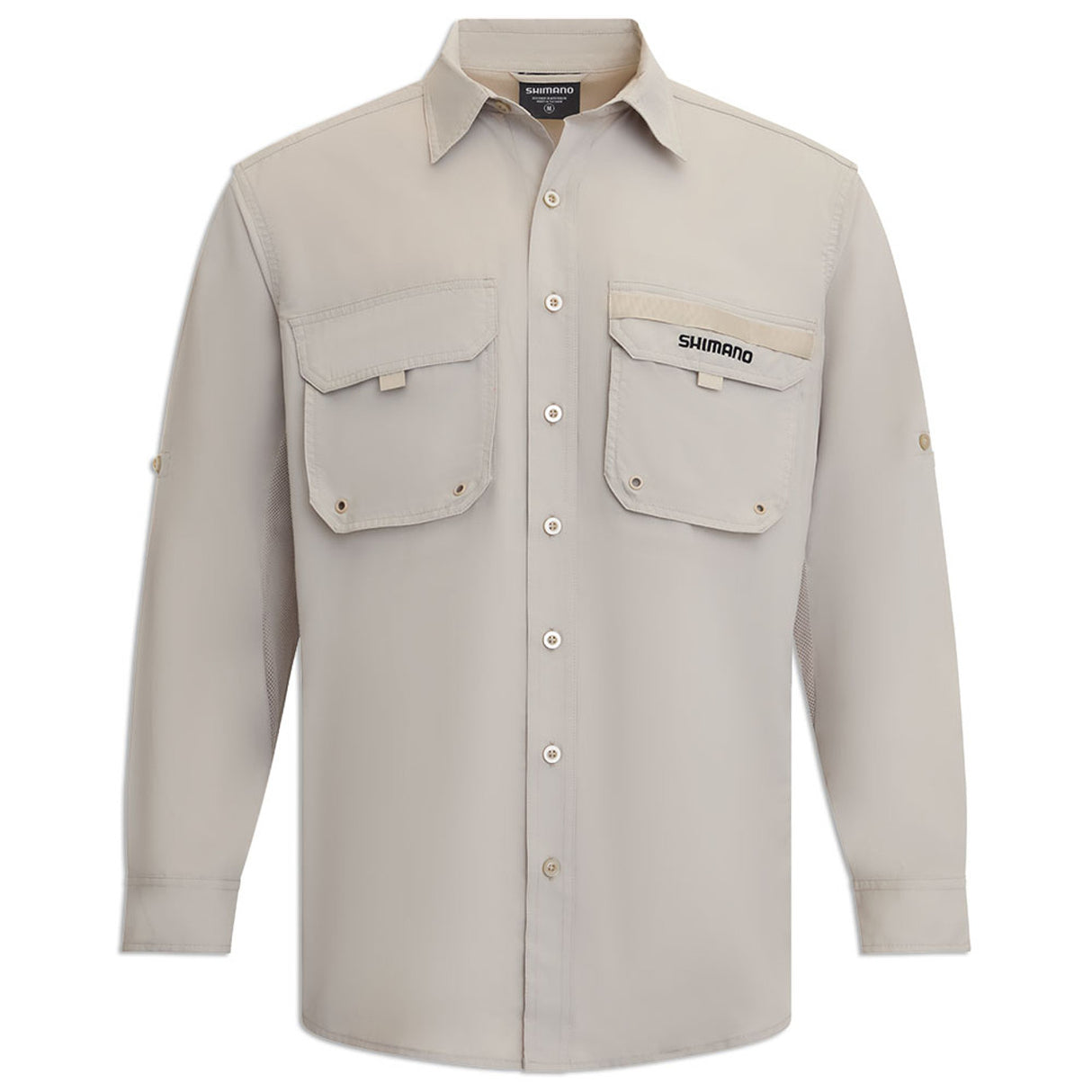 SHIMANO ADULTS' OATMEAL VENTED FISHING SHIRT OATMEAL