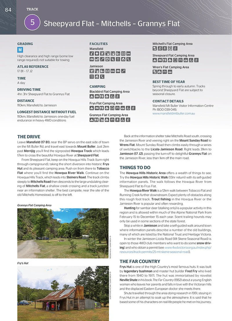 HEMA THE HIGH COUNTRY VICTORIA ATLAS AND GUIDE 3RD EDITION