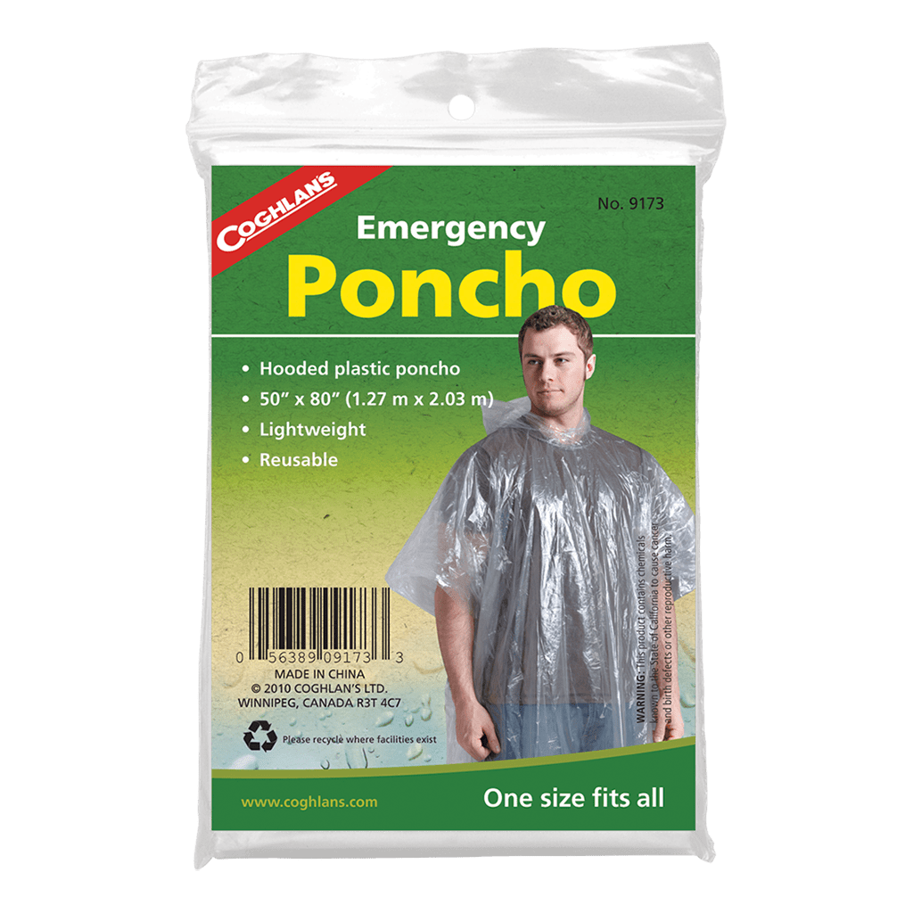 COGHLANS EMERGENCY RAIN-PROOF PONCHO