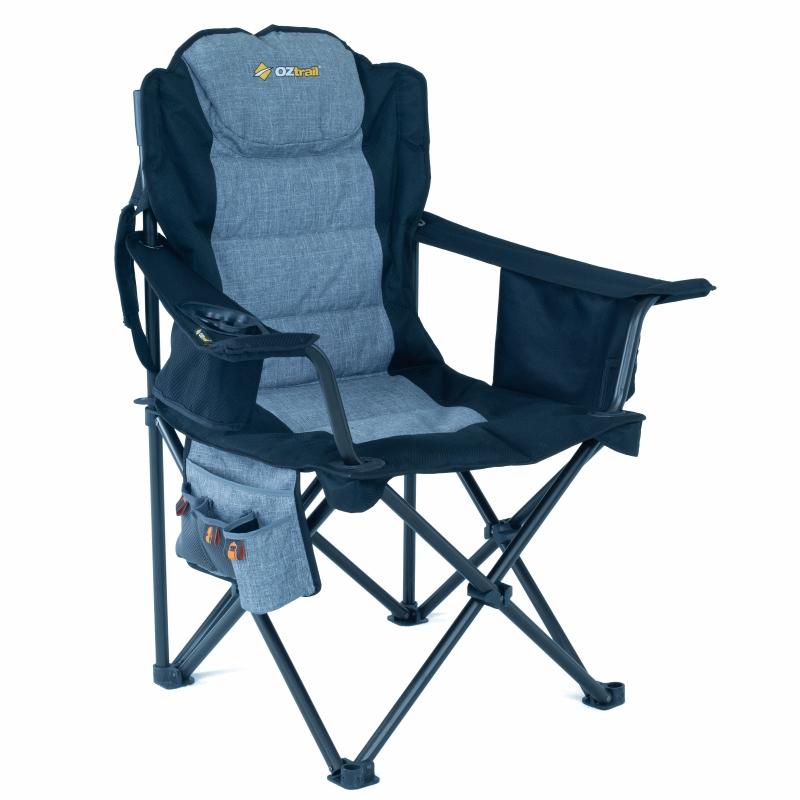 OZTRAIL BIG BOY ARM CHAIR BLACK