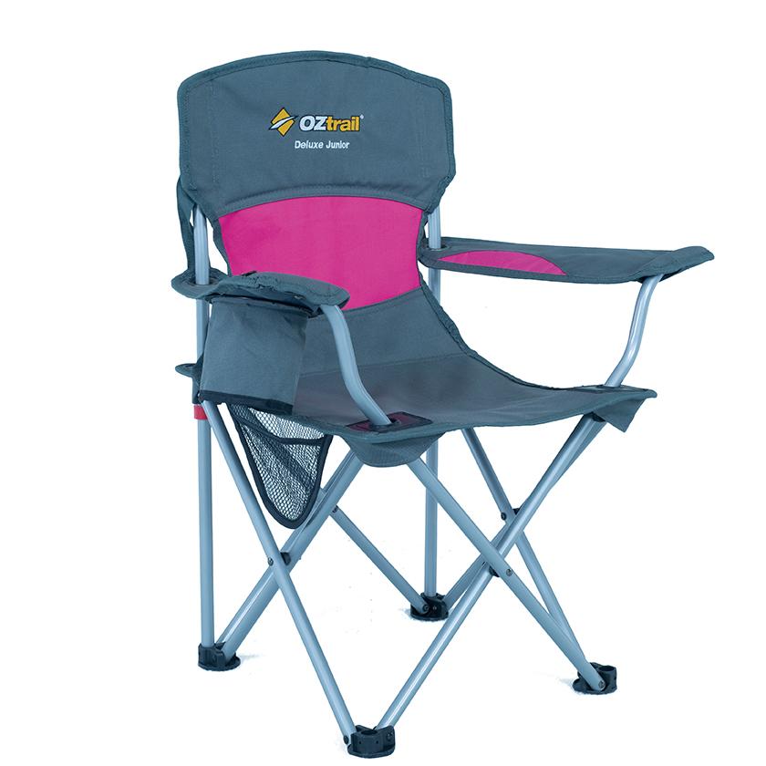 OZTRAIL DELUXE JUNIOR CHAIR PINK