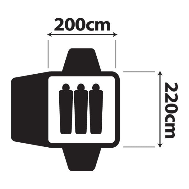 OZTRAIL TASMAN 3V DOME TENT 3 PERSON