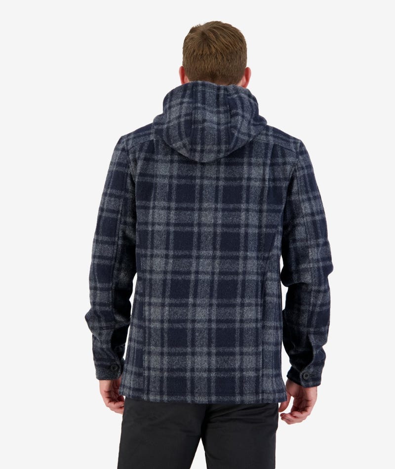 SWANNDRI HUDSON HOODY INK CHECK