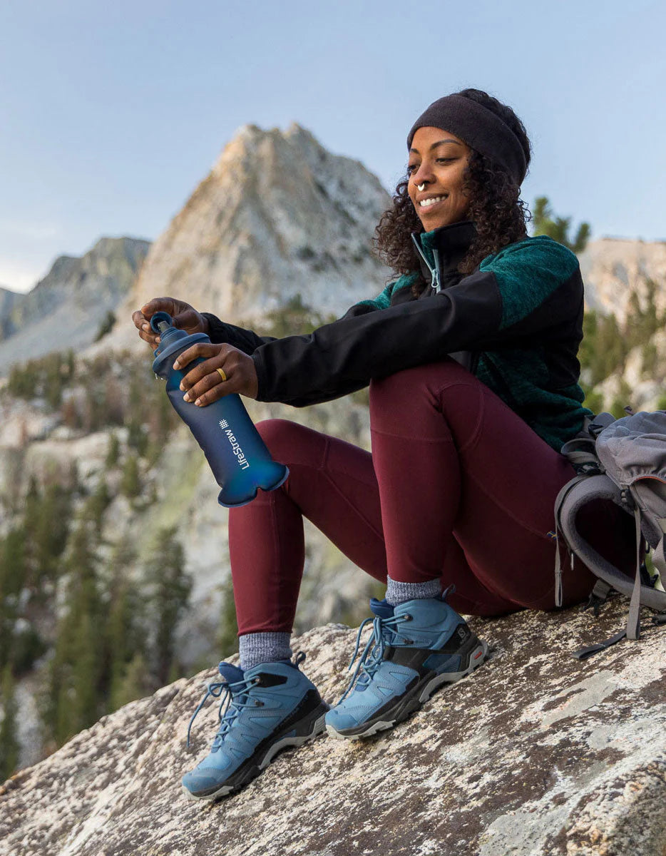 LIFESTRAW PEAK SERIES COLLAPSIBLE SQUEEZE BOTTLE WITH FILTER