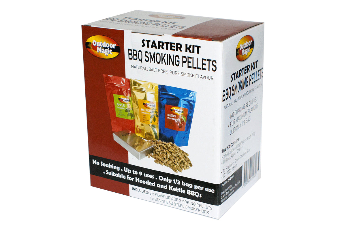OUTDOOR MAGIC STARTER KIT BBQ SMOKING PALLETS