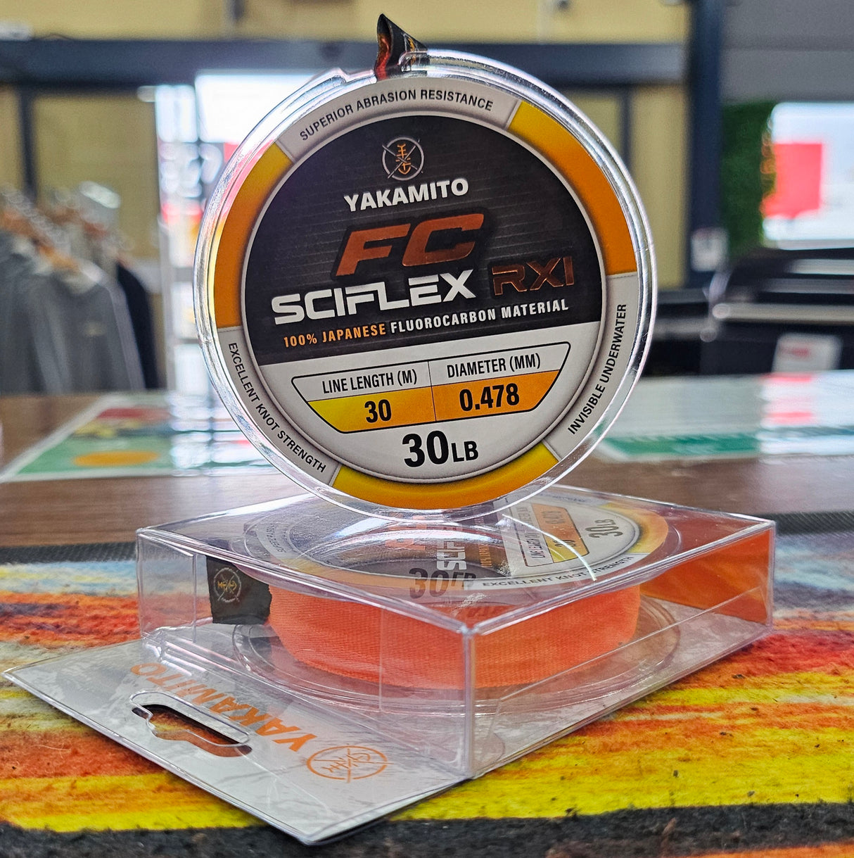 YAKAMITO SCIFLEX RXI FLUOROCARBON LEADER 50M