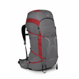 OSPREY EJA PRO 55 WOMEN'S HIKING PACK DALE GREY/POINSETTIA RED