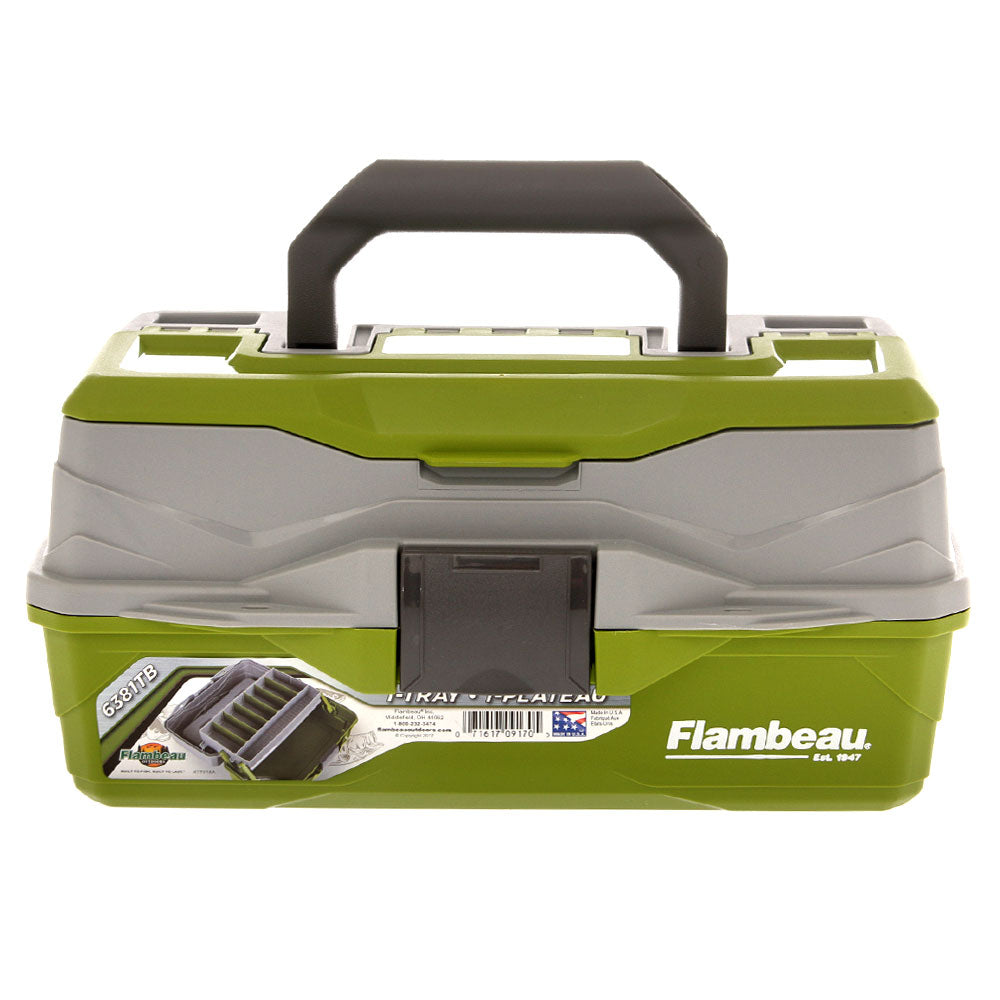 FLAMBEAU 1 TRAY TACKLE BOX GREEN