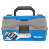 FLAMBEAU 2 TRAY TACKLE BOX BLUE