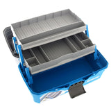 FLAMBEAU 2 TRAY TACKLE BOX BLUE