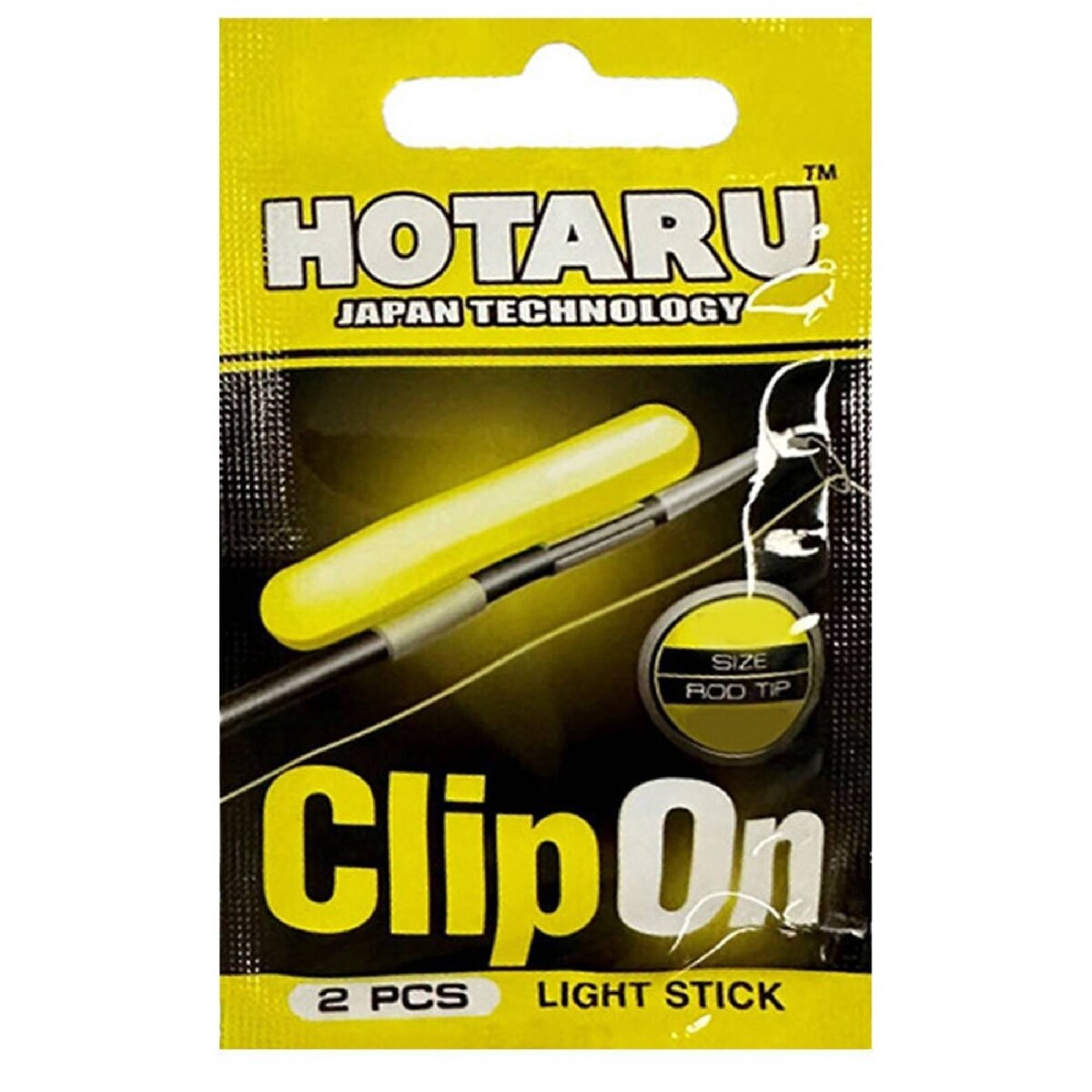 HOTARU CLIP-ON LIGHT STICK ROD TIP LIGHT 2PK