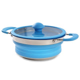 COLLAPSIBLE SPACE SAVING PRODUCTS COLLAPSIBLE SILICONE 2.5L POT