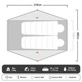 ROMAN CRADLE HIKING TENT 2 PERSON