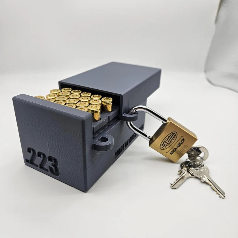 HOMELAND TACTICAL 223 LOCKABLE AMMO BOX 50 ROUND
