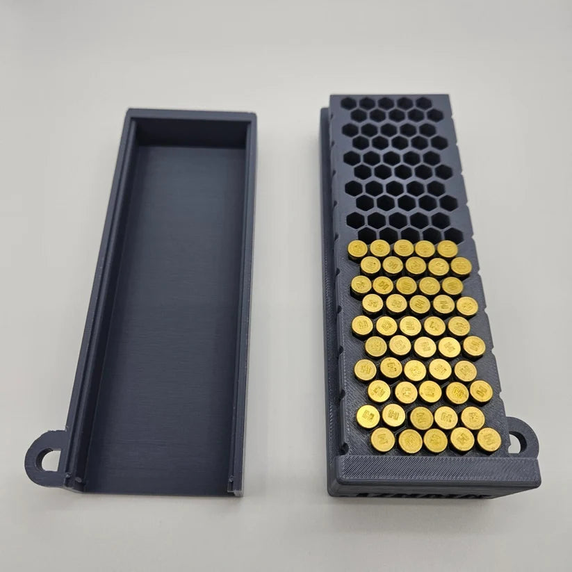 HOMELAND TACTICAL 17HMR 22WMR LOCKABLE AMMO BOX 100 ROUND
