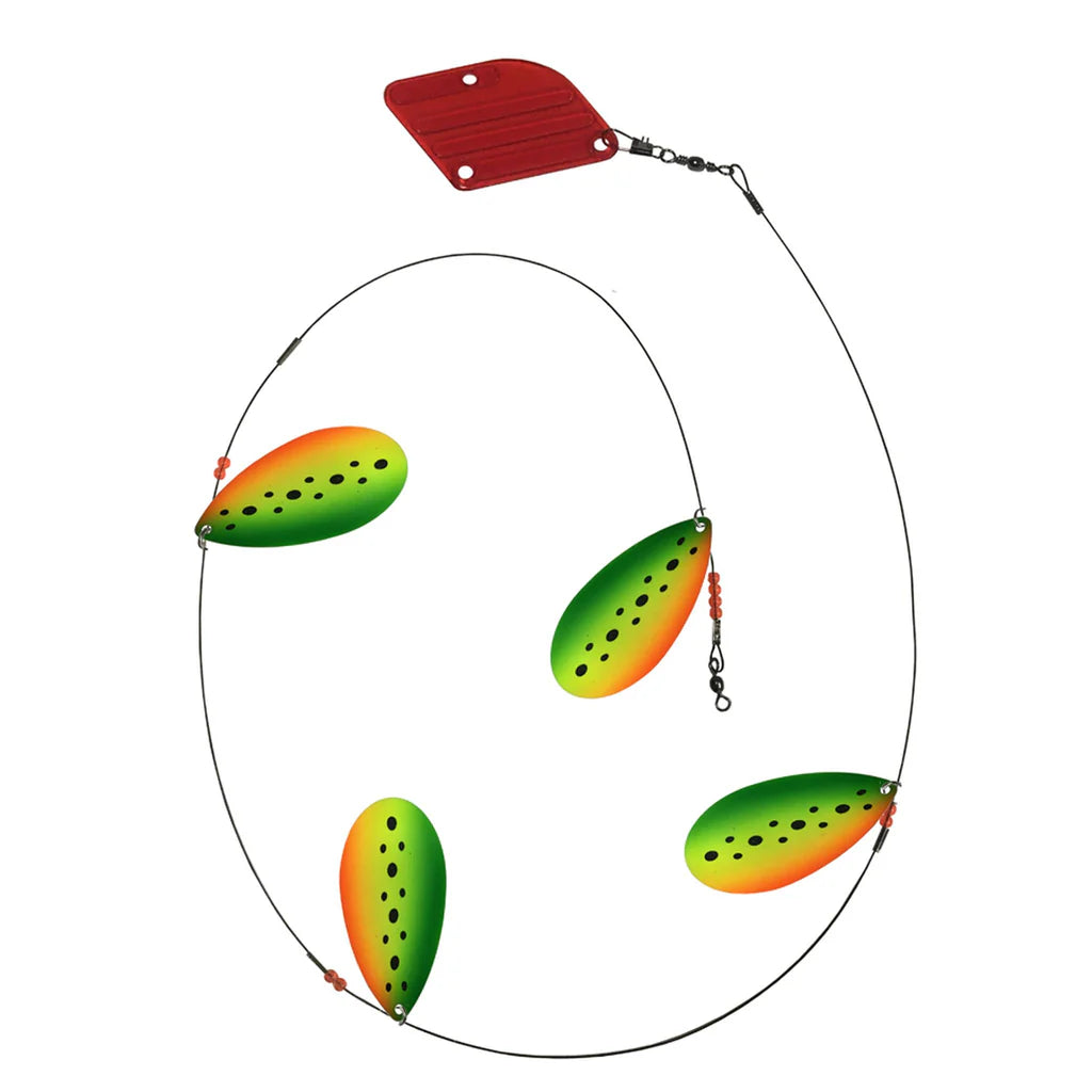 TASMANIAN DEVIL COW BELL PRE-TIED TROLLING RIG