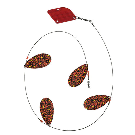 TASMANIAN DEVIL COW BELL PRE-TIED TROLLING RIG