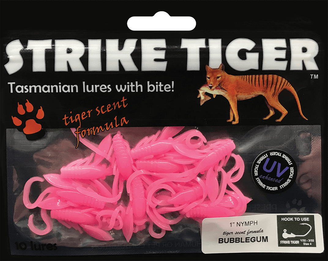 STRIKE TIGER 1" NYMPH SOFT PLASTIC LURE