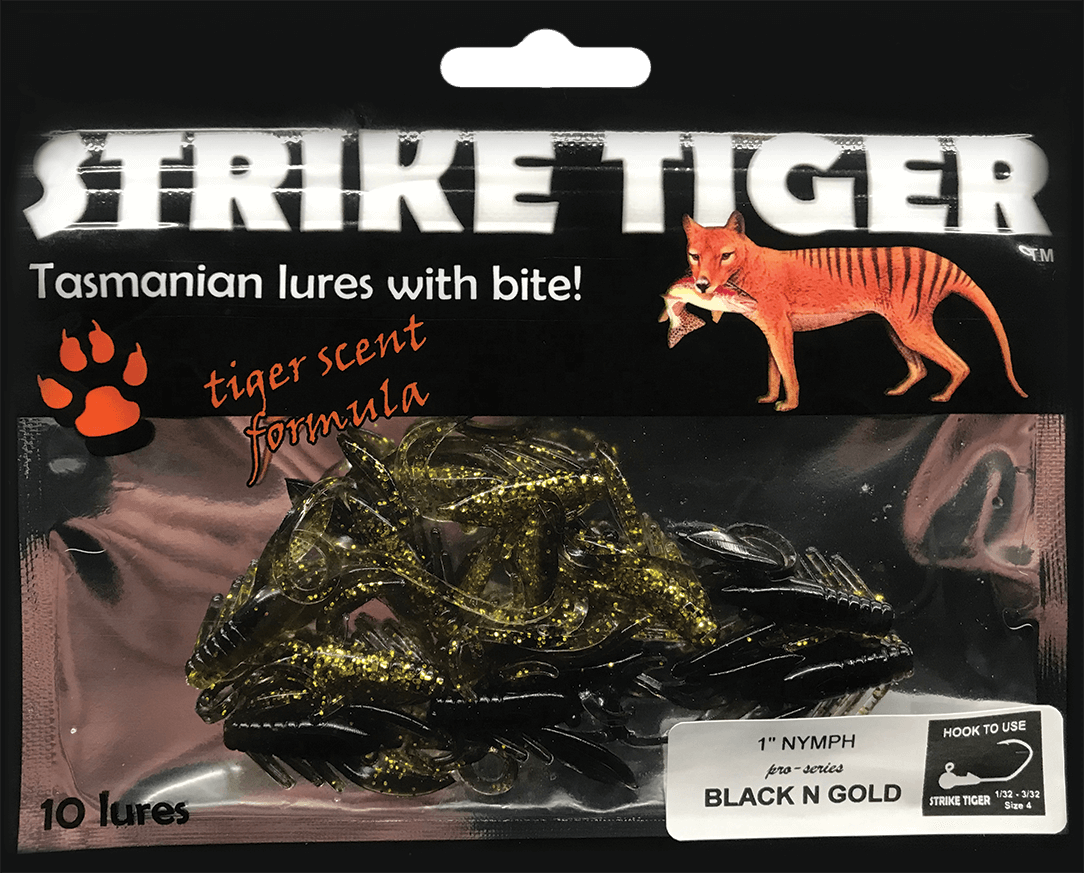 STRIKE TIGER 1" NYMPH SOFT PLASTIC LURE