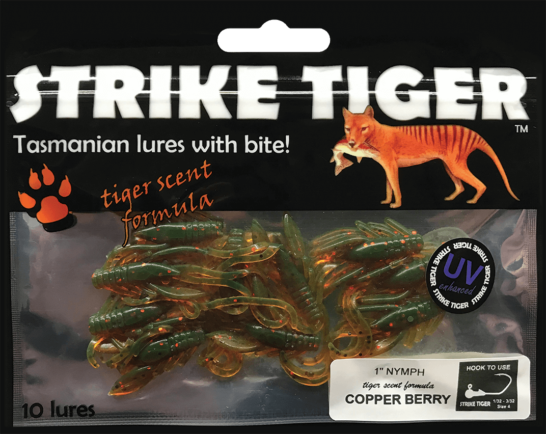 STRIKE TIGER 1" NYMPH SOFT PLASTIC LURE