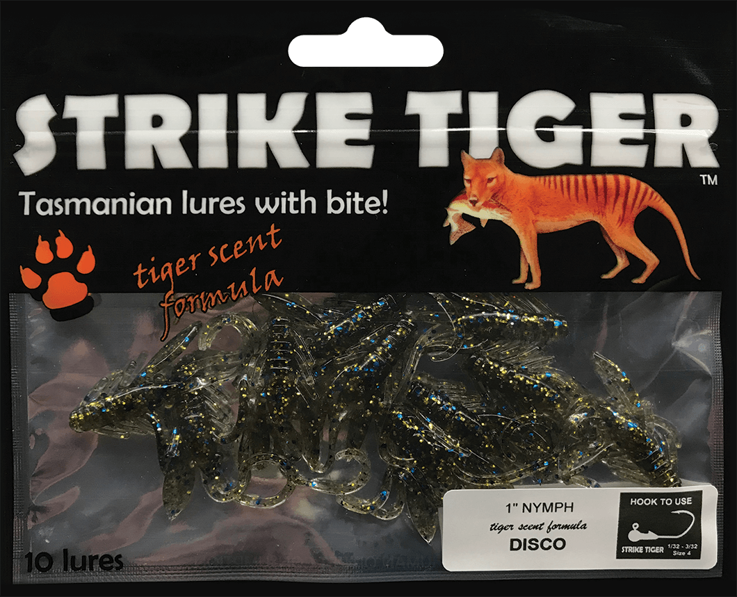 STRIKE TIGER 1" NYMPH SOFT PLASTIC LURE