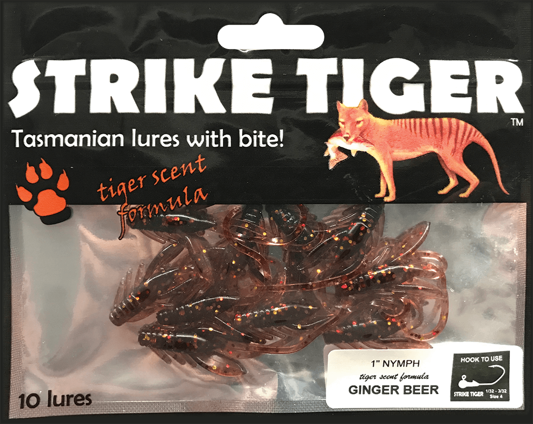 STRIKE TIGER 1" NYMPH SOFT PLASTIC LURE