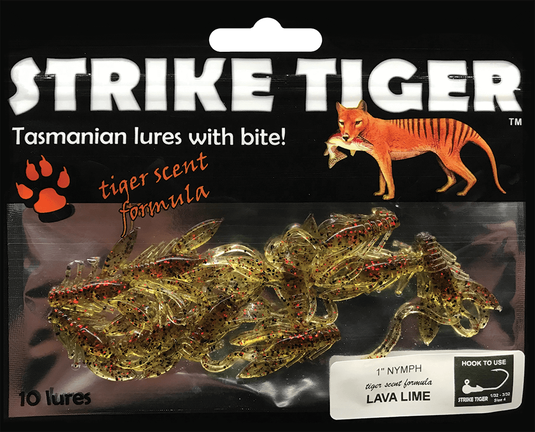 STRIKE TIGER 1" NYMPH SOFT PLASTIC LURE