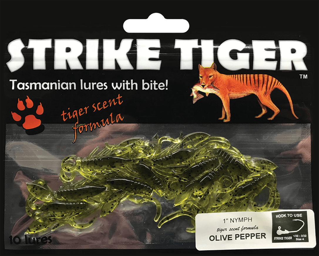 STRIKE TIGER 1" NYMPH SOFT PLASTIC LURE