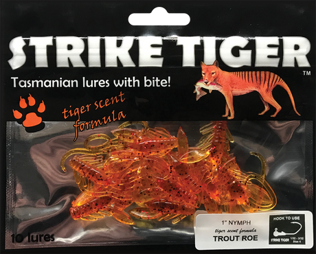 STRIKE TIGER 1" NYMPH SOFT PLASTIC LURE