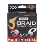 DAIWA J BRAID EXPEDITION X8 SMASH ORANGE BRAID
