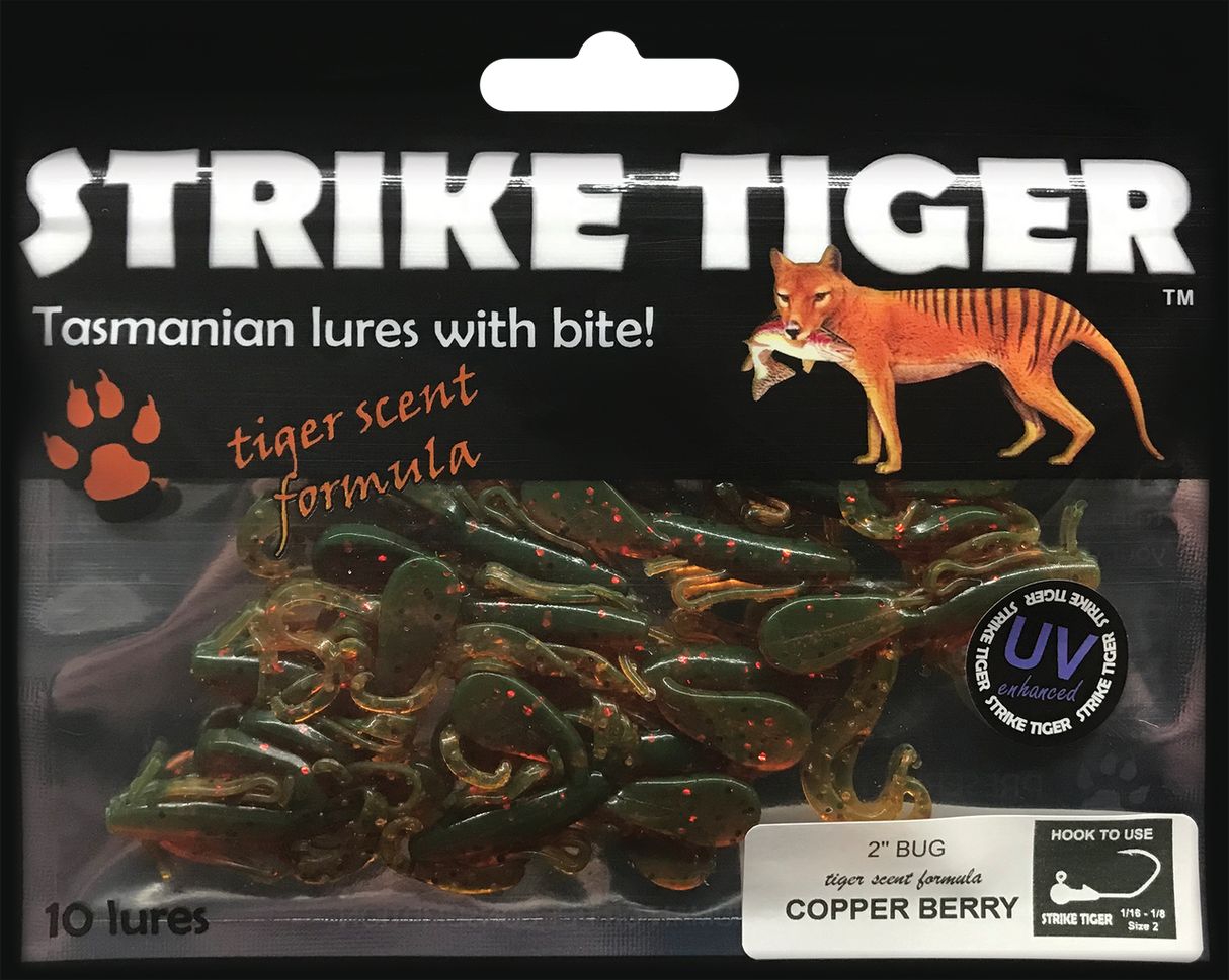 STRIKE TIGER 2IN BUG SOFT PLASTIC LURE