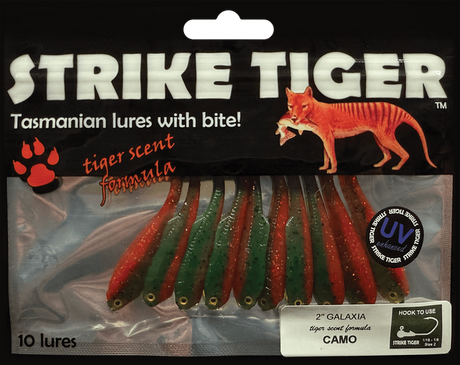 STRIKE TIGER 2" GALAXIA SOFT PLASTIC LURE