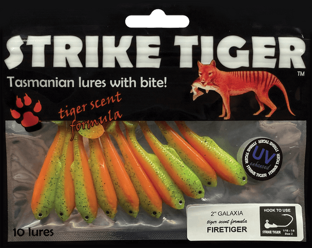 STRIKE TIGER 2" GALAXIA SOFT PLASTIC LURE