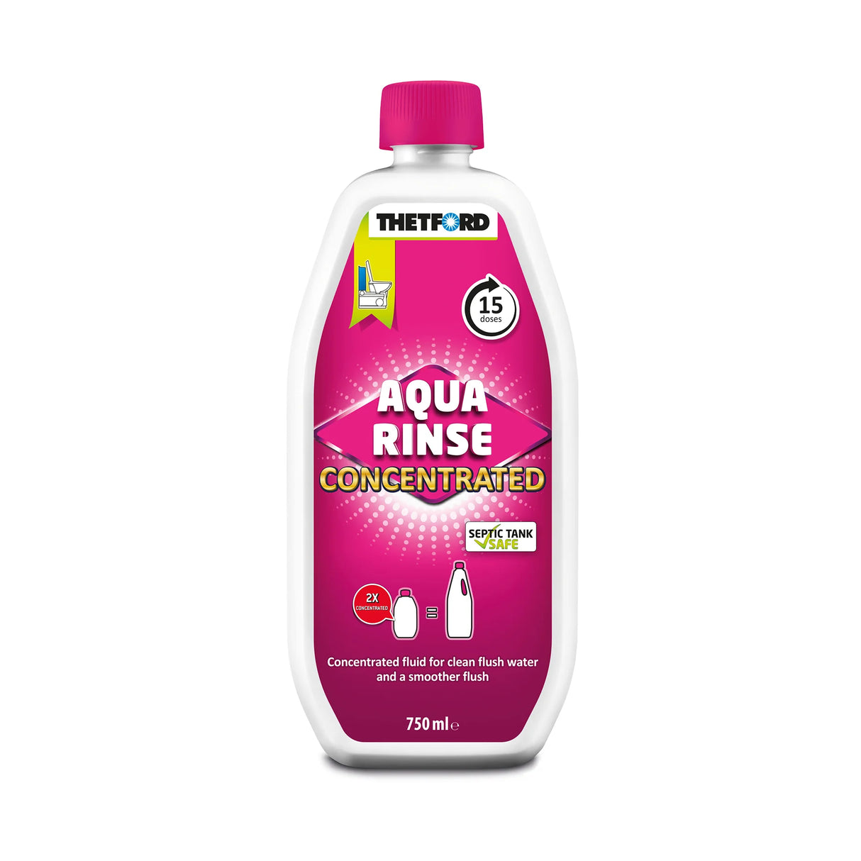 THETFORD AQUA RINSE CONCENTRATED PINK 750 ML