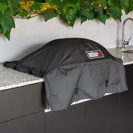 WEBER FAMILY Q BUILT IN COVER
