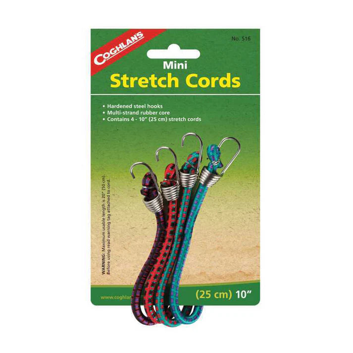 COGHLANS MINI STRETCH CORDS 4 PACK