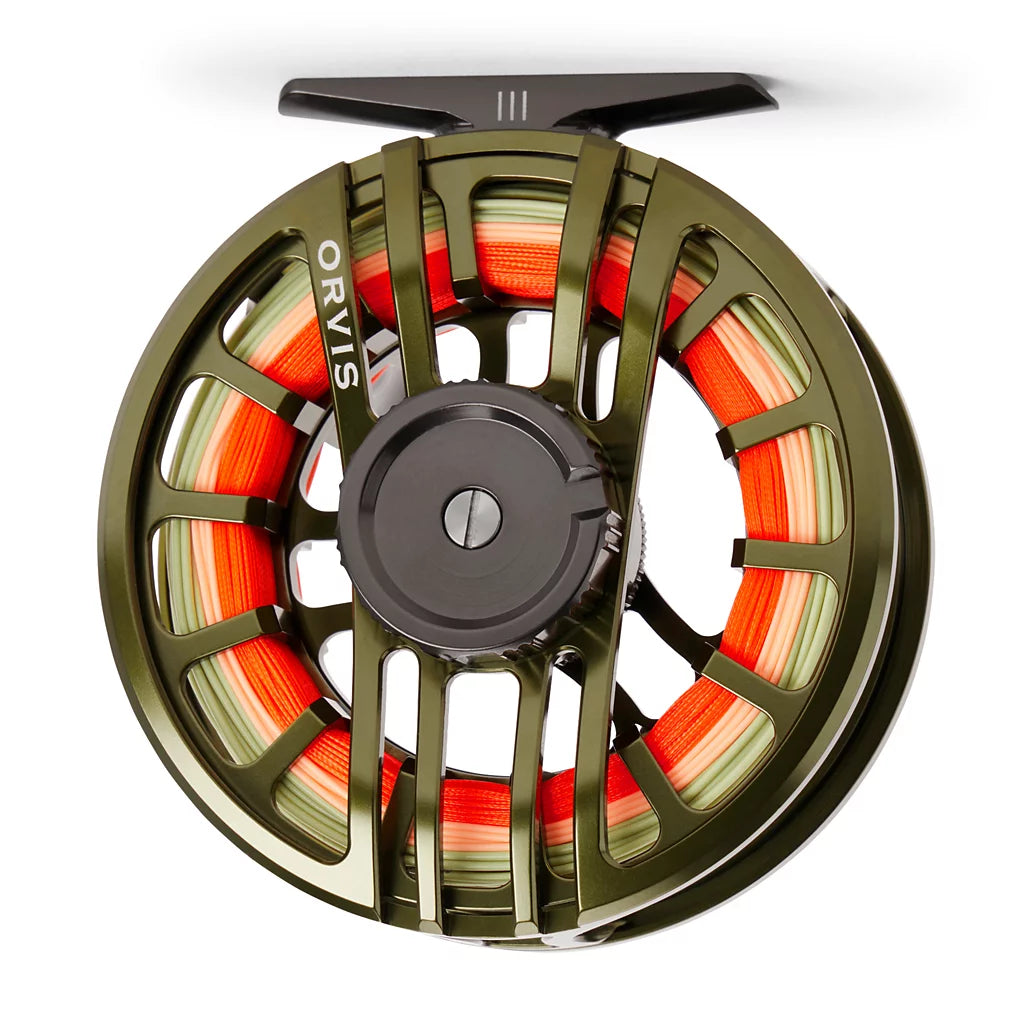 ORVIS HYDROS REEL SIZE 3 - OLIVE - 5-7WT